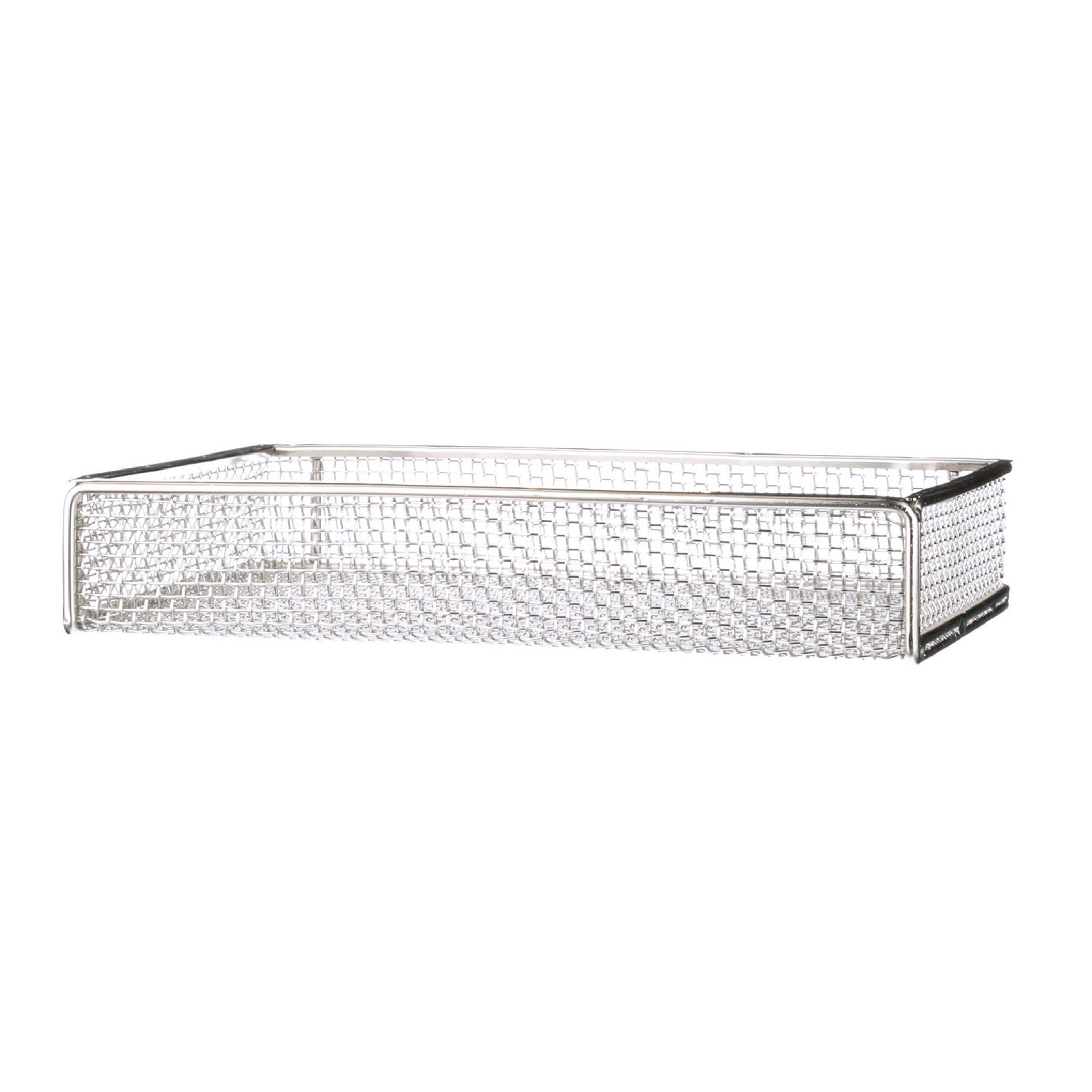 Marlin Steel Mesh Material Handling Basket with Lid, 16in.L x 11in.W x 3in.H